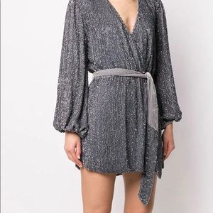 Retrofete Sequin Robe Dress